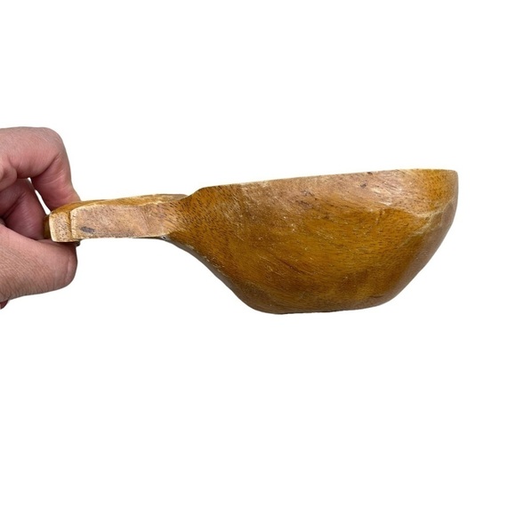 Monkey Pod Wood Serving Snack Bowl Set Carved Pineapple Vintage Tiki Decor - Picture 6 of 12